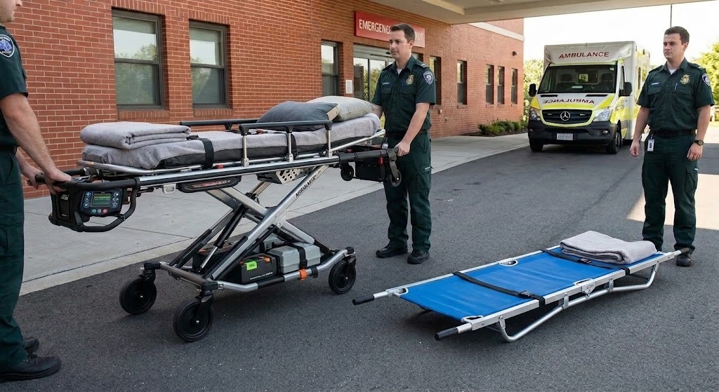 Gurney vs Stretcher: What the Difference Actually Means for NEMT